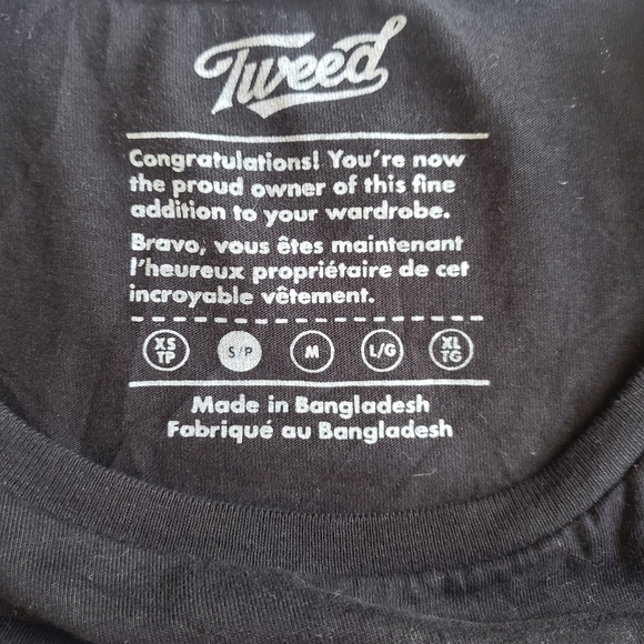 Black Tweed Shirt - Picture 3 of 3